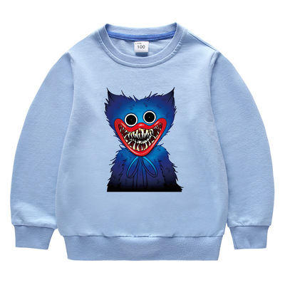 2022 spring and autumn Cartoon Korean Edition new pattern Children's clothing T-shirts Sweater children Long sleeve cotton material men and women baby jacket