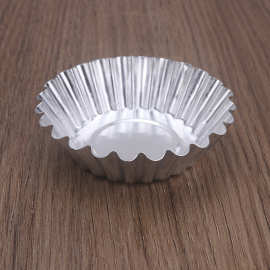 蛋挞模 蒸米糕发糕模具 布丁果冻模 烘焙工具铝制加厚花边蛋塔模
