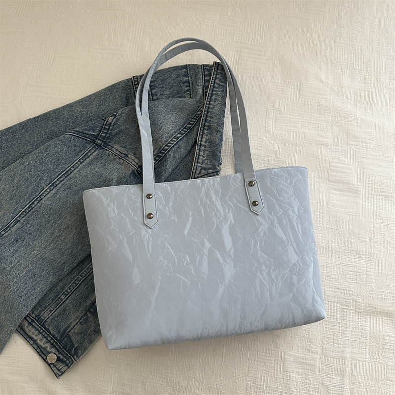 Bolsa de viaje de clase de estudiantes para mujeres 2024 nueva moda primavera hombro brazalete bolsa de alta capacidad de gran tamaño bolsa de mano