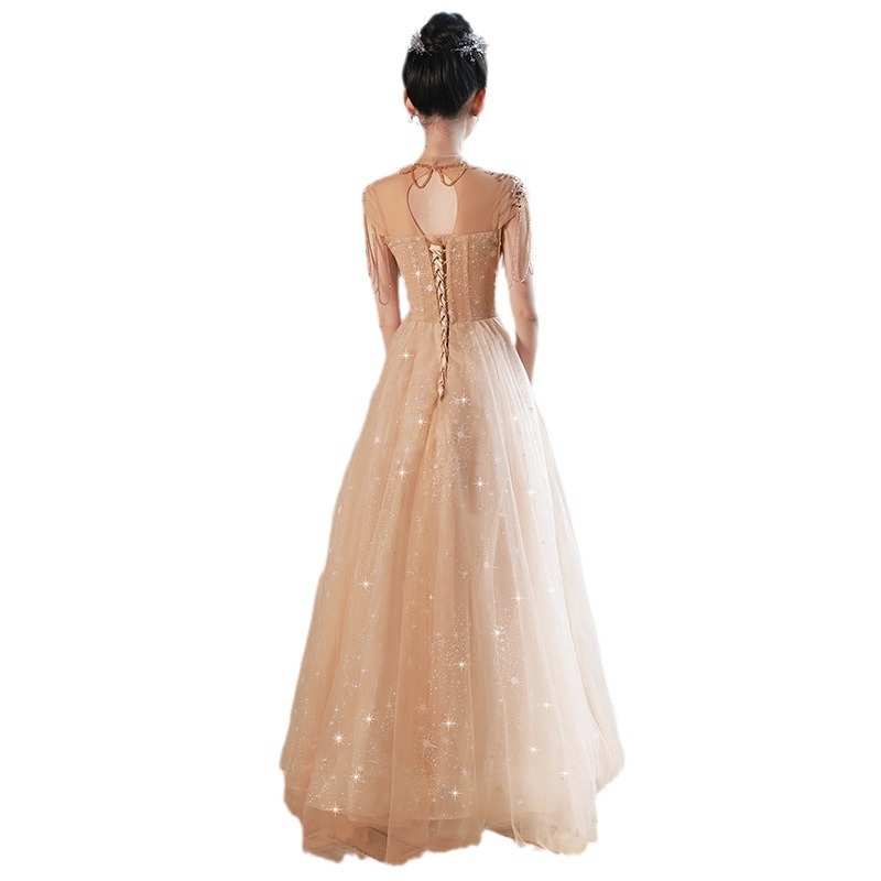 2026 nuevo vestido de fiesta francés anfitrión ligero lujo bordilla de moda moda vestido de fábrica de suministro