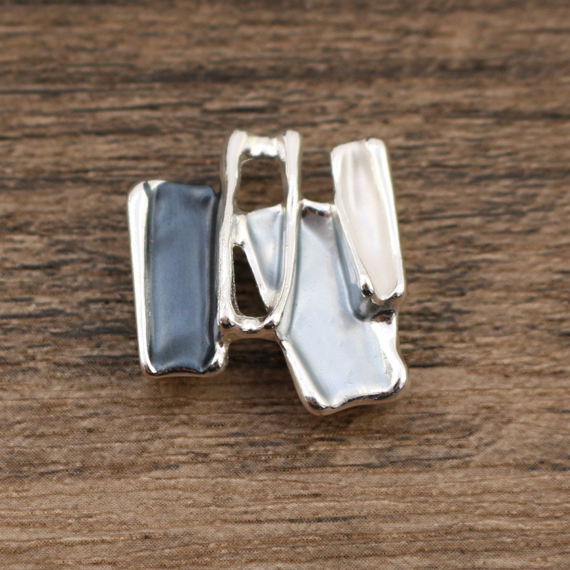 실버 네이비 블루 액세서리-실버