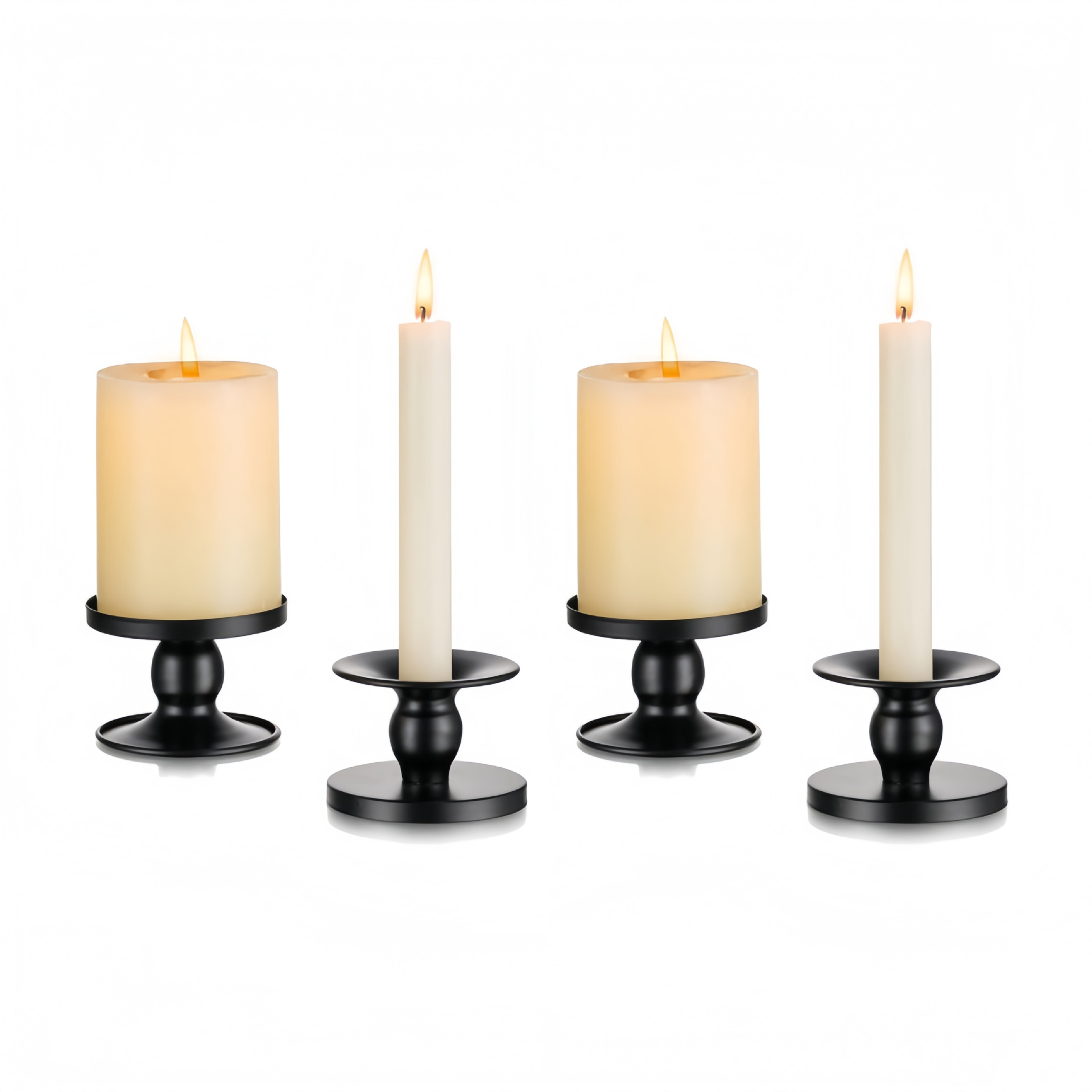 Ornamento transfronterizo nordico vela taza bandeja pequeña vela de hierro forjado negro adornos vela sala de estar modelo