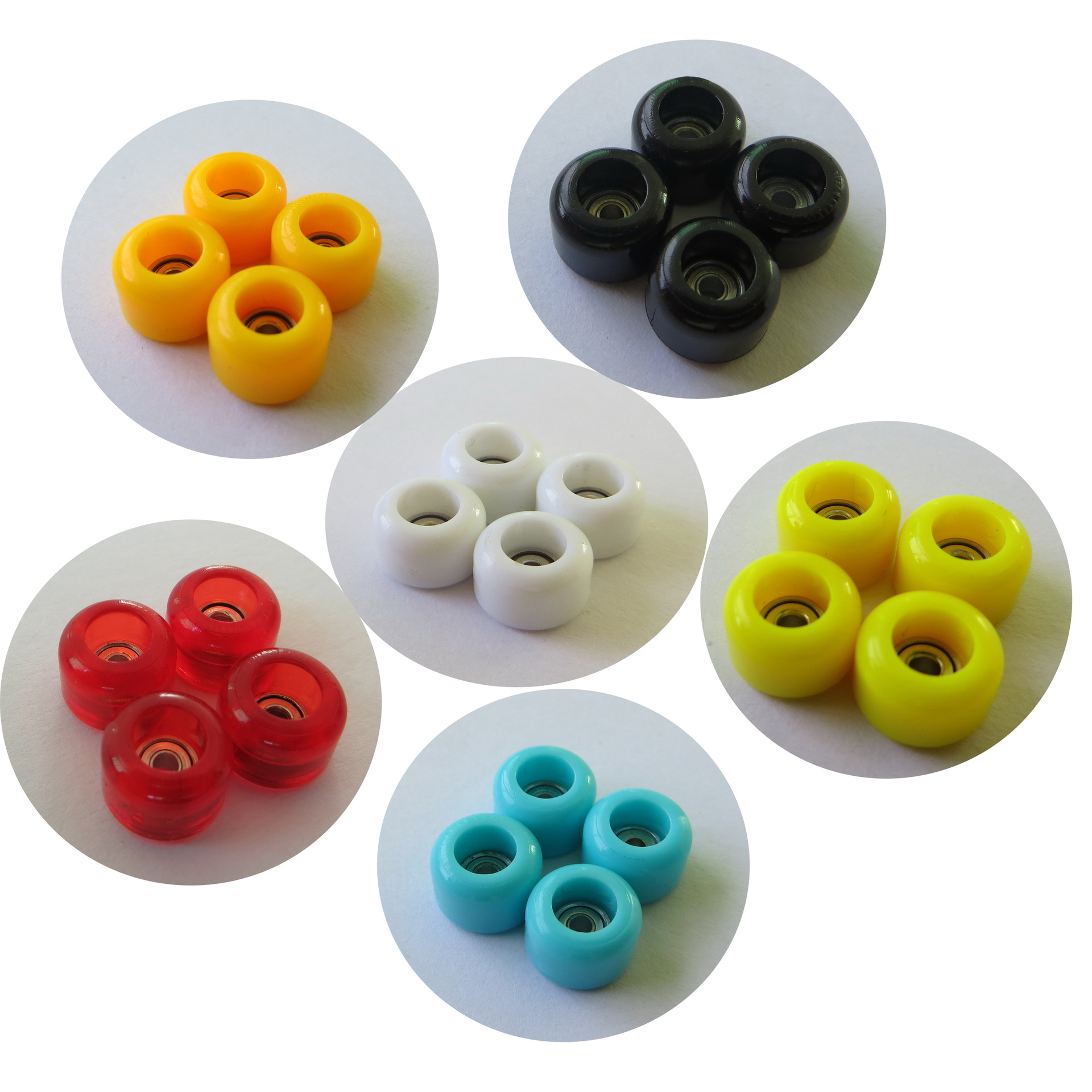 Finger Skateboard Bearing Wheel High Toughness Not Easy to Crack Bearing Wheel Fingertip Skateboard Accessories Palm Skateboard