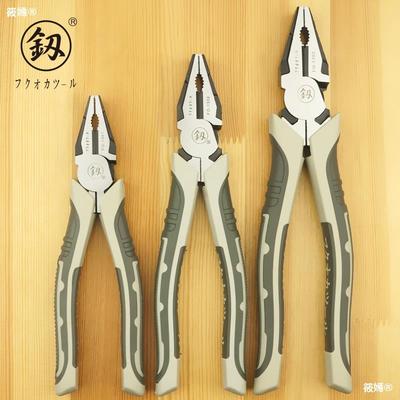 Fukuoka 釰 cards multi-function Effort saving Pliers Needle-nose pliers Use Vise Industrial grade Pliers electrician tool