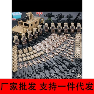 Конструктор с минифигурками (Lego) — военные и полиция, солдаты, техника и аксессуары, наборы