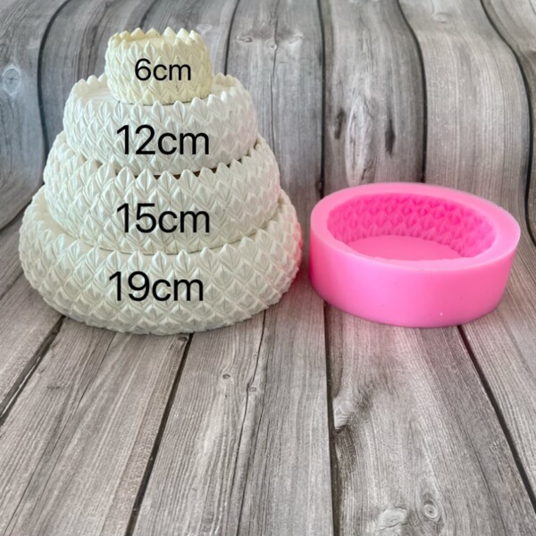 Lotus base cake edge silicone mold only shipped abroad