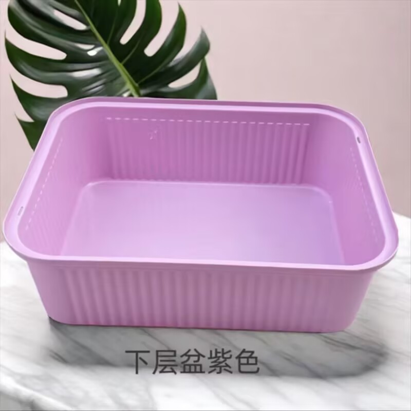 보라색 하부 세면대 + 삽