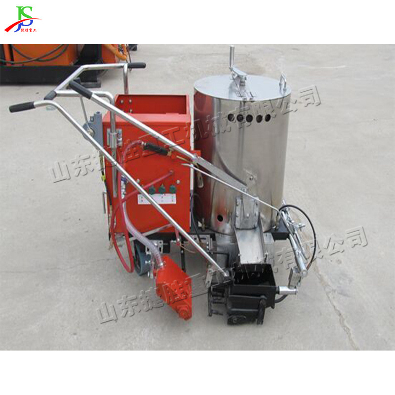 Empuje a mano la máquina de marcado de fusión en caliente pequeño equipo de marcado de marca de carretera engranaje máquina de marcado de carretera