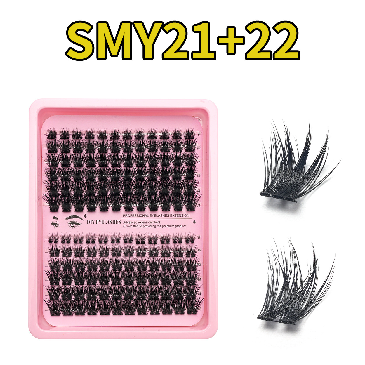 DIY transfronterizo pestañas falsas Europa y América Amazon estación independiente venta caliente segmento de flores de cabello comercio exterior fábrica al por mayor