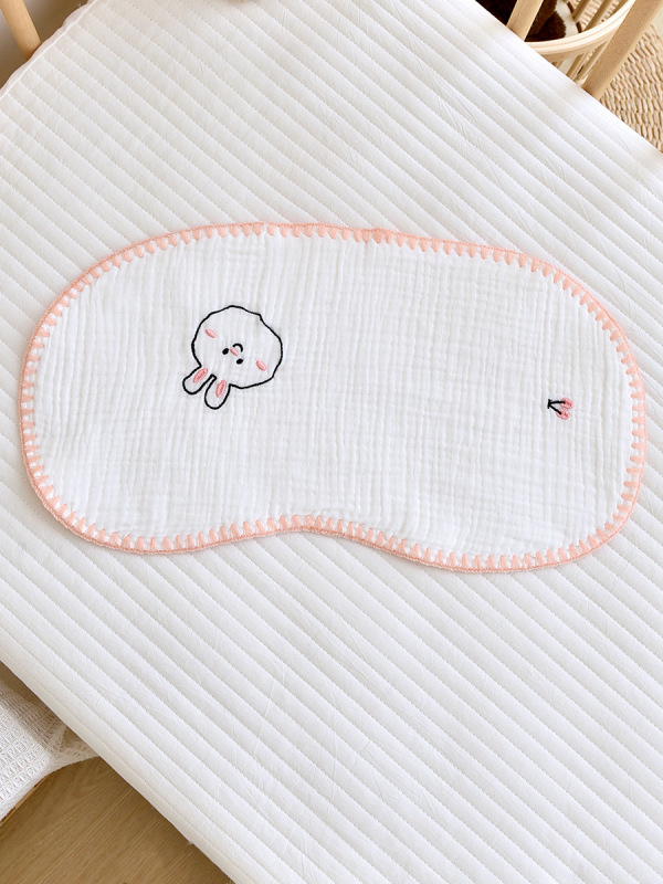 新生児のしゃっくりタオルの赤ちゃんの純綿のガーゼの刺繍の貝殻の辺のa類のよだれのタオルの赤ちゃんは乳を吐くことを防止します。|undefined