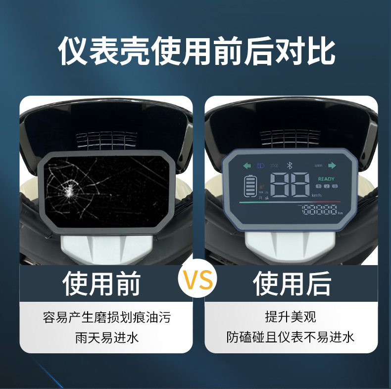 Suitable for Taoling Youjun 2025Eb Electric Vehicle Instrument Case Waterproof Cover Screen Film Protective Case Youjun Super Edition