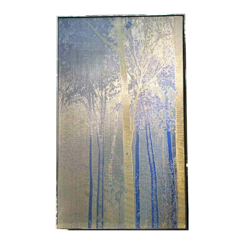 Copper woven three dimensional metal art painting painting, custom-made