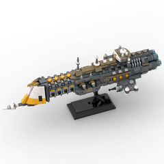 MOC-178469ハンマー40k戦闘艦隊ゴシック月級巡洋艦互換レゴ創意セット男