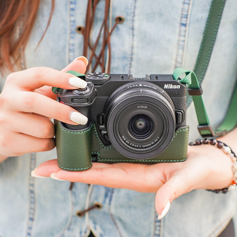 SLR NIKON Z50 보호 케이스 Z30 카메라 가방 ZFC 가죽 기반 가죽 케이스에 적합한 국경 간 대외 무역