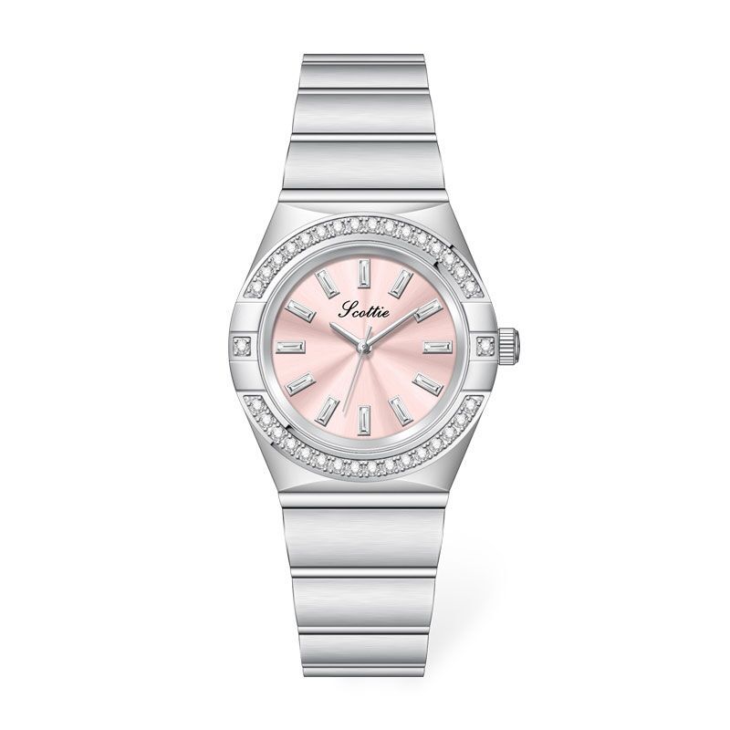 80g Weight Tempered Glass Mirror Material Alloy Strap Material Watch Classification Pointer Display Type Butterfly Double Snap Buckle Style Round Dial Shape Holiday, Office, Daily Occasion Quartz Movement Round, Rectangle Pattern All Seasons Season Women's Gender Casual, Elegant, Glam Style Casual Elegant Glam Round Rectangle Butterfly Double Snap Quartz Watch 12