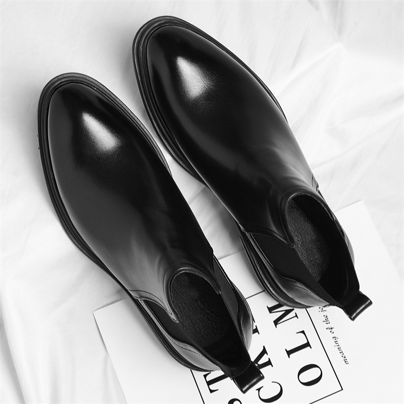 Trendige Herren-Business-Stiefel aus Leder für Herbst und Winter – vielseitige Alltagsstiefel mit hohem Schaft_voghion.com