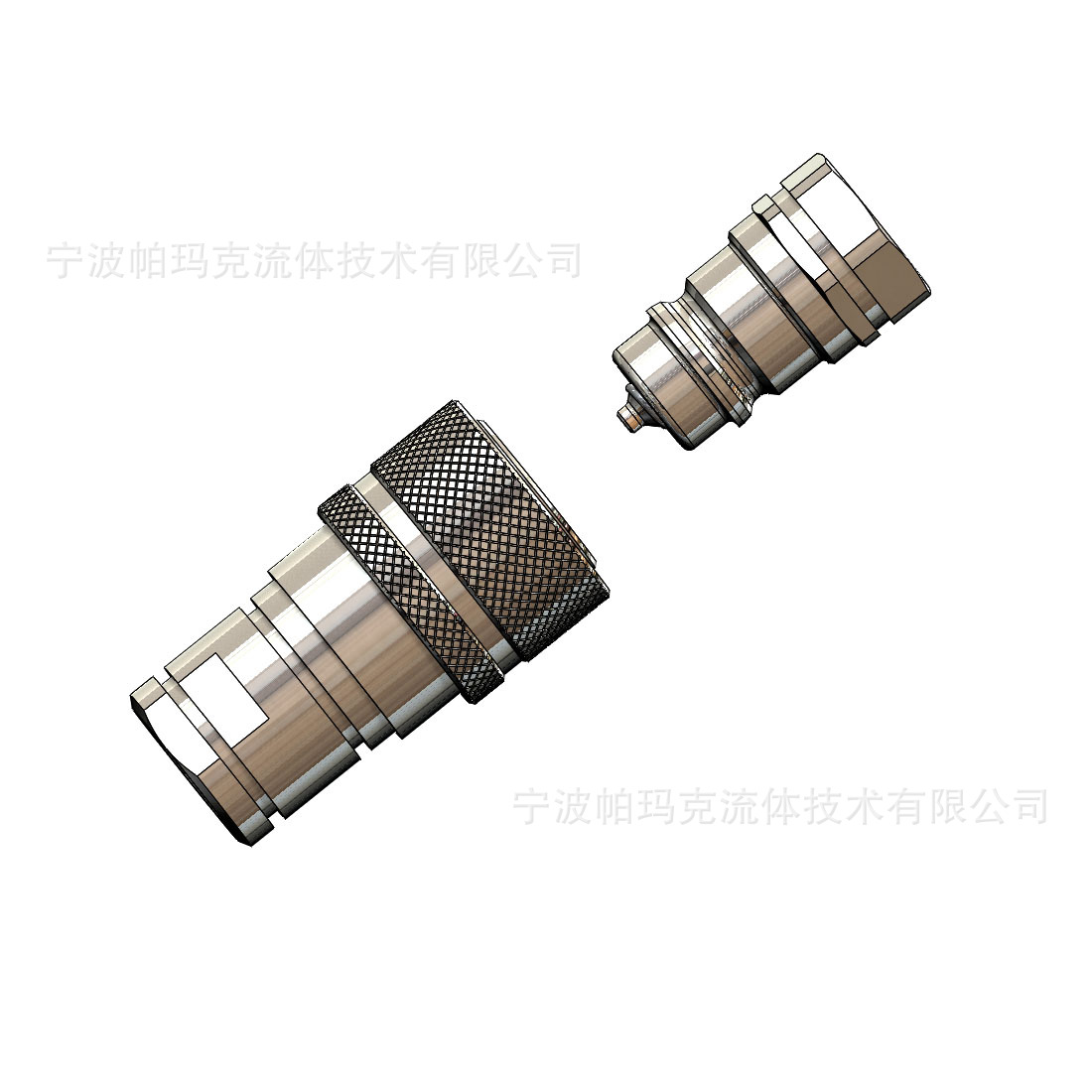 农具农业机械快速接头SM型通用快速接头开闭式自封高压SAE螺纹