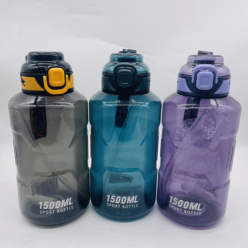 Veilon 2000ml tazas de agua de gran capacidad para niños y niñas 2024 nuevas botellas deportivas botellas de agua tonelada tazas de barril tazas de escala
