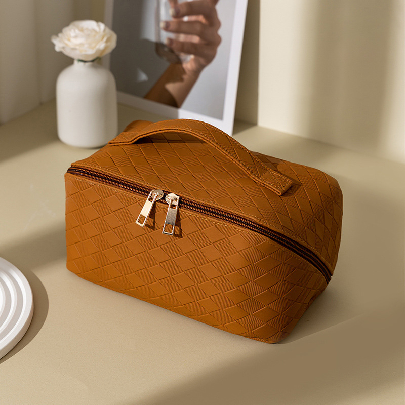 가죽 마름모꼴 [다크 브라운]