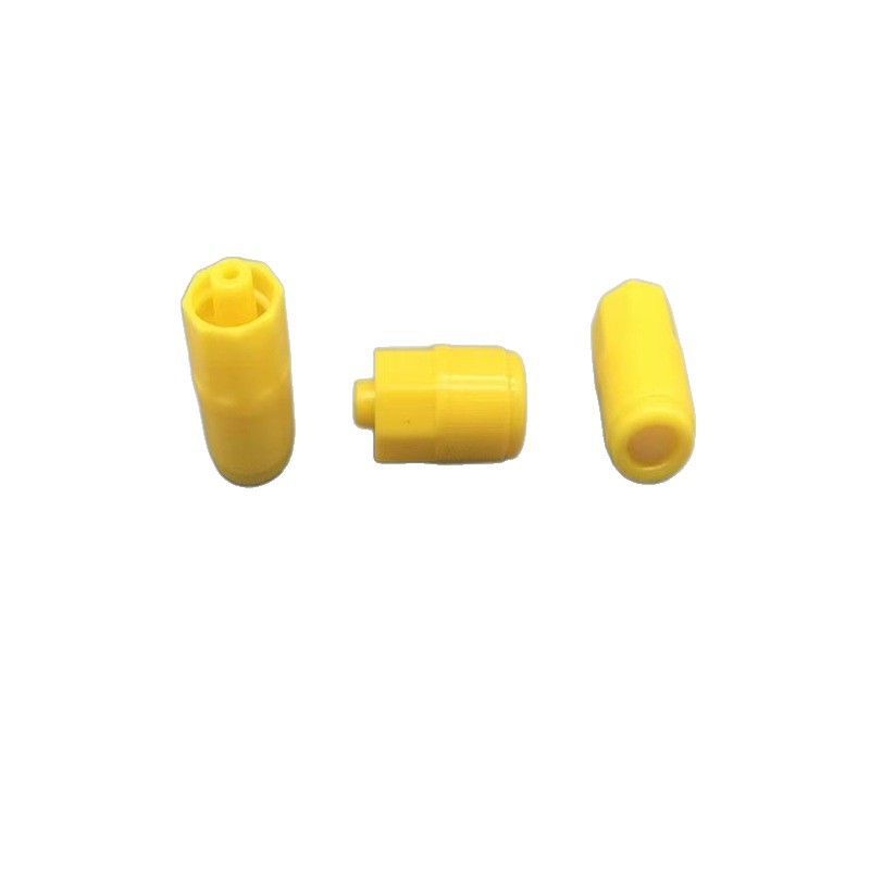 Comercio exterior exclusivo para heparina médica desechable octagonal transparente amarillo de una pieza conector de conexión estéril aguja de retención