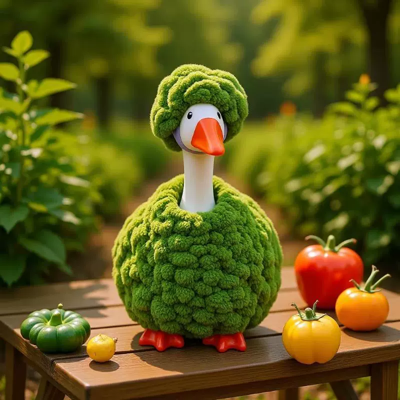 Кросс-борт Porch Goose ручная вязка милый яркий шерстяной костюм Porch Goose 7 дюймов и 23 дюйма вязаная одежда