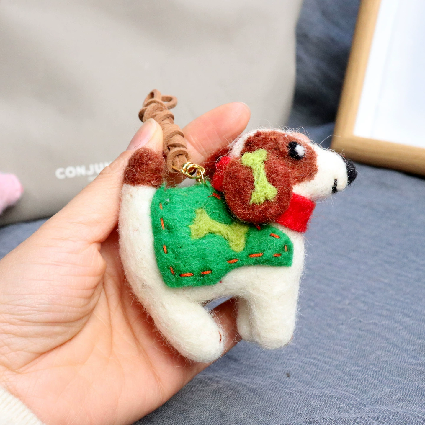 Милая войлочно-шерстяная кукла, кулон, брелок, украшение для сумки, новая коллекция, лев