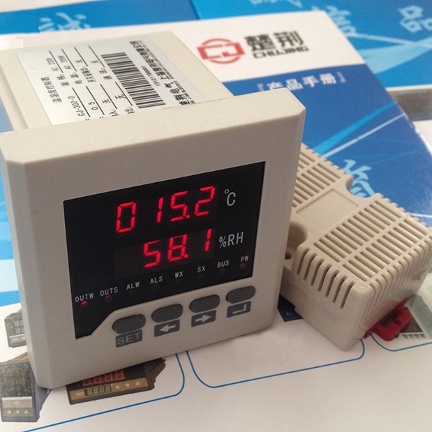 带报警功能温湿度控制器CJ-302-D -40度~100度，0~100%RH