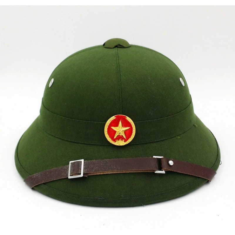 Вьетнамский зеленый камуфляжный шлем с сетчатой ​​кепкой, реквизит, шлем, солнцезащитная шляпа, солнцезащитная шляпа, спортивная шляпа на открытом воздухе