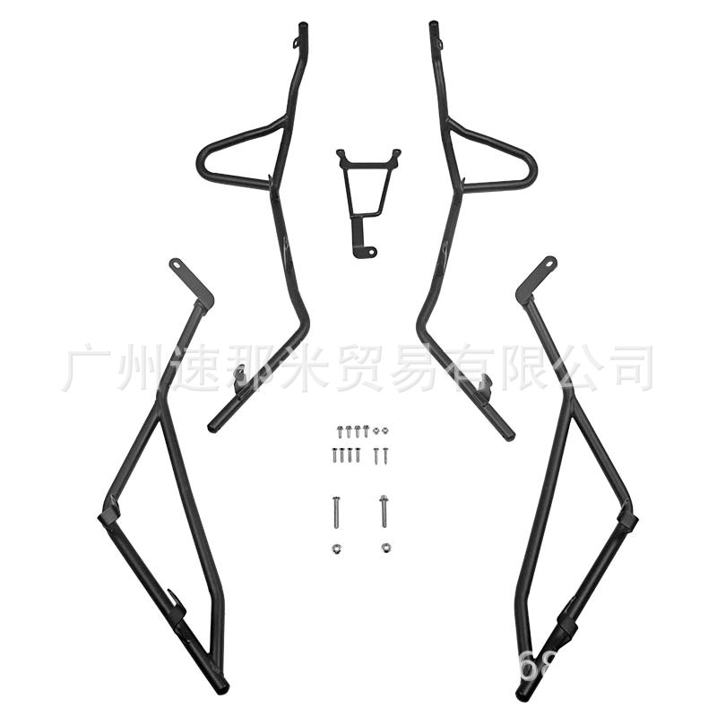 Suitable for Haojue Uhr150 Crash Bars, Bumper Bars, Anti-Fall Bars, Modified Front and Rear Body Anti-Fall Bar Accessories