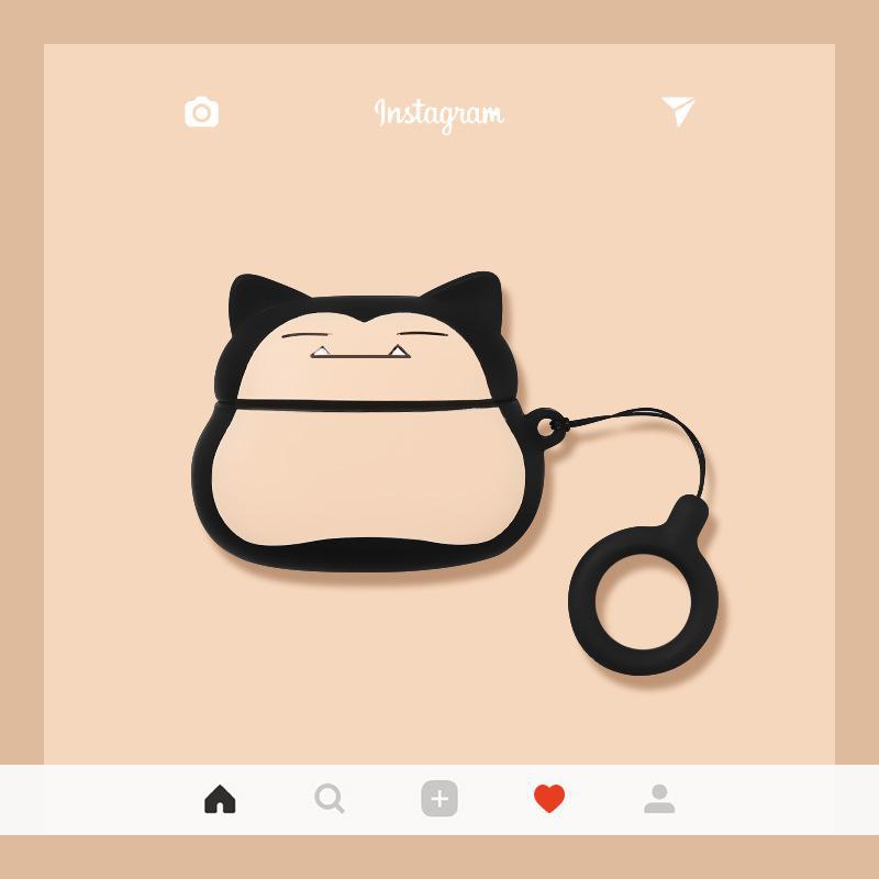 Airpods caso protector oso Apple Bluetooth auricular inalámbrico de dibujos animados lindo caja de silicona Shell aplicable
