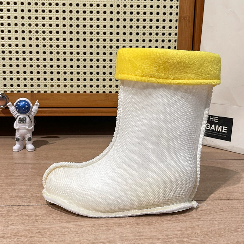 Подкладка для дождевых сапог Хлопковый чехол Дождевые сапоги Теплый чехол для ног Чехол для обуви на флисовой подкладке Съемные носки для пола