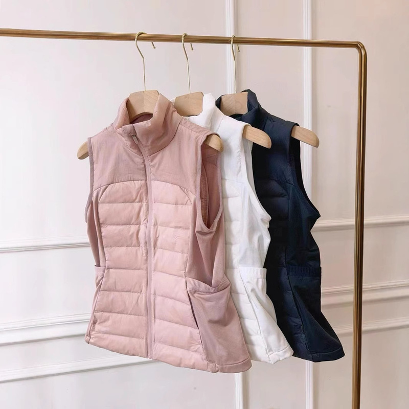 Lulu Style down Vest for Women, Lightweight and Warm down Jacket for Sports and Yoga, Wholesale Clearance of Discontinued Sizes