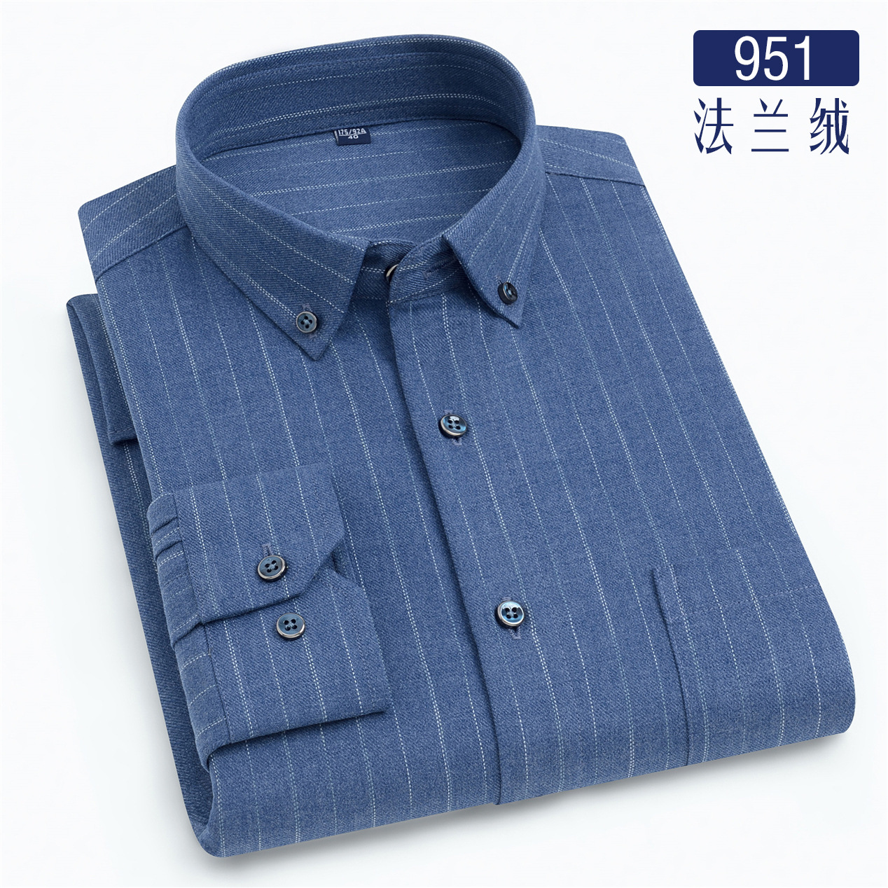 951 with white stripes on blue background / 38