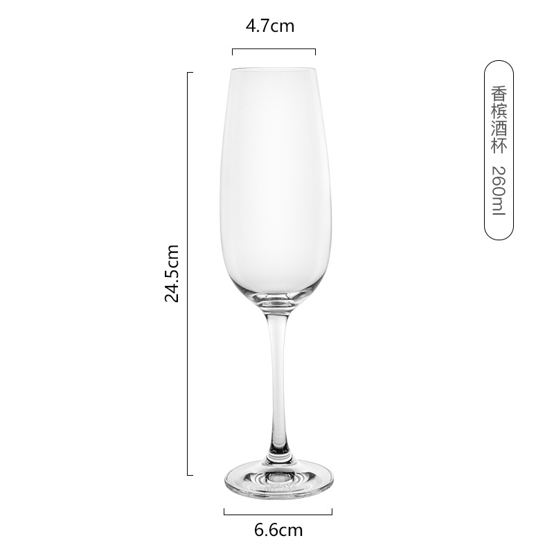 Importación de cristal sin plomo tazas de alto pie tazas de vino de alta calidad lujoso ultra delgado tazas de vino de bordeaux personalizadas al por mayor