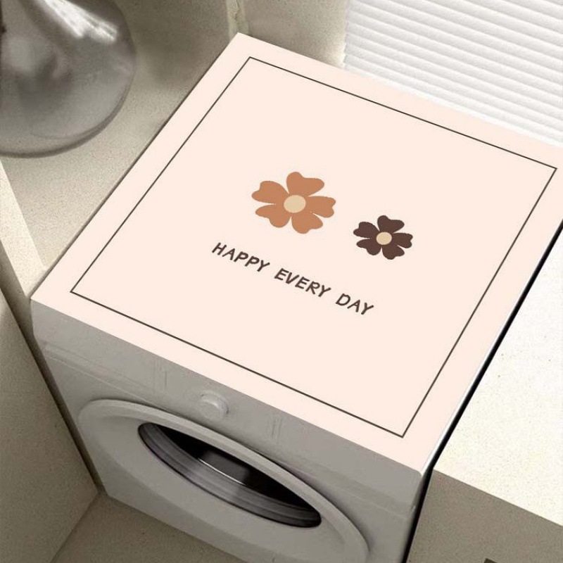 Nordic Drum Washing Machine Dust Cover Household Refrigerator Bedside Cabinet Dust Mat Microwave Oven Heat Insulation Anti-Slip Mat Wholesale