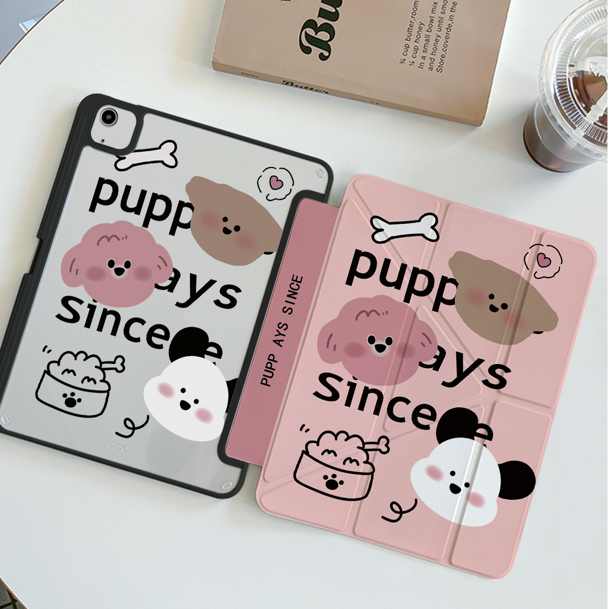 3+Y Fold Ipad11 Protective Case 2025 New Air7 Pink Mini4 Acrylic 9Th Generation Anti-Fall Tablet Protective Case