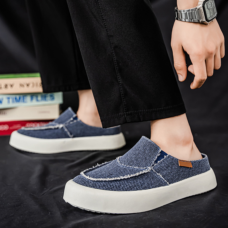 Zapatos de hombre verano nuevo estilo sandalias de tendencia para hombres con un zapato, sandalias y zapatillas de dos desgaste, zapatos de playa de ocio deportivo, zapatillas de hombre