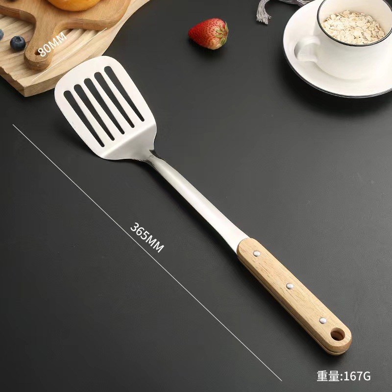 acero inoxidable cuchilla de cocina cuchilla de cocina hogar cuchilla de cocina mango de madera grueso tres clavos mango de madera sólida