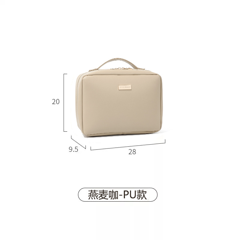 Bolsa de cosméticos de gran capacidad para mujer 2025 nueva bolsa de lavado portátil cosmética bolsa de almacenamiento portátil transparente de viaje impermeable