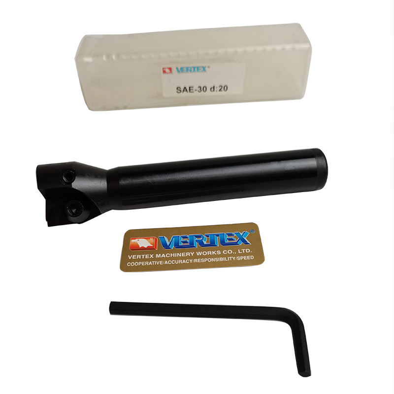 台湾鹰牌VERTEX直柄端铣刀SAE-20/25/30/35/40直柄铣刀把SAE-45