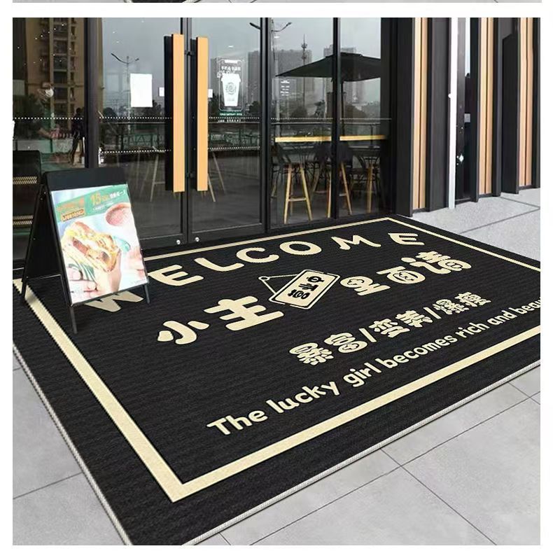 Commercial Door Mat Welcome to Shop Door Entrance Foot Mat Door Floor Mat Office Outdoor Carpet Can be Cut