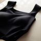 Simple Square Collar Camisole Women's Comfortable Top with Chest Pad Detachable Summer Threaded Outer Wear Inner Base Base Comfortable Top for Women