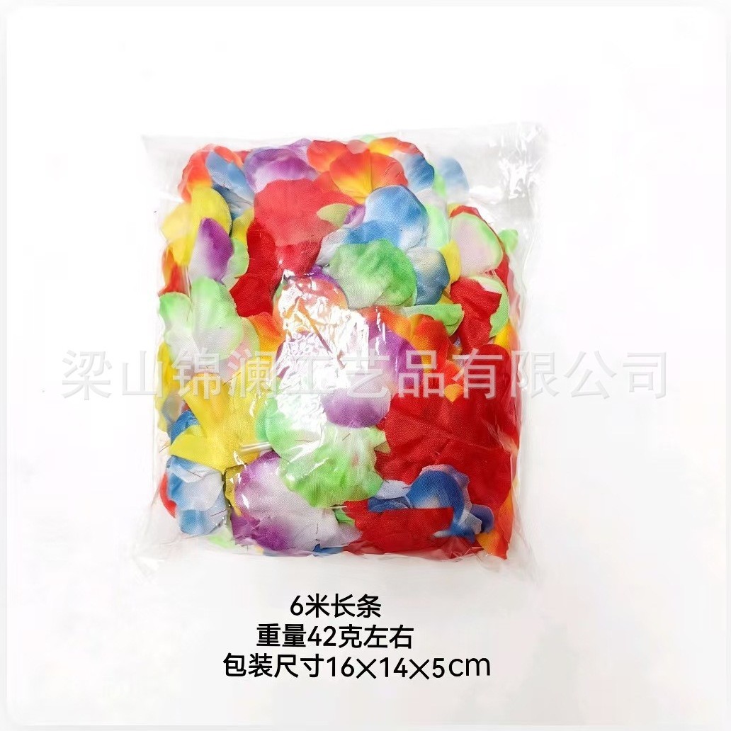 Transfronterizo Amazon Adult Hawaii 3 m cuello halter decoración guirnalda de disfraces espectáculo de baile noche guirnalda al por mayor