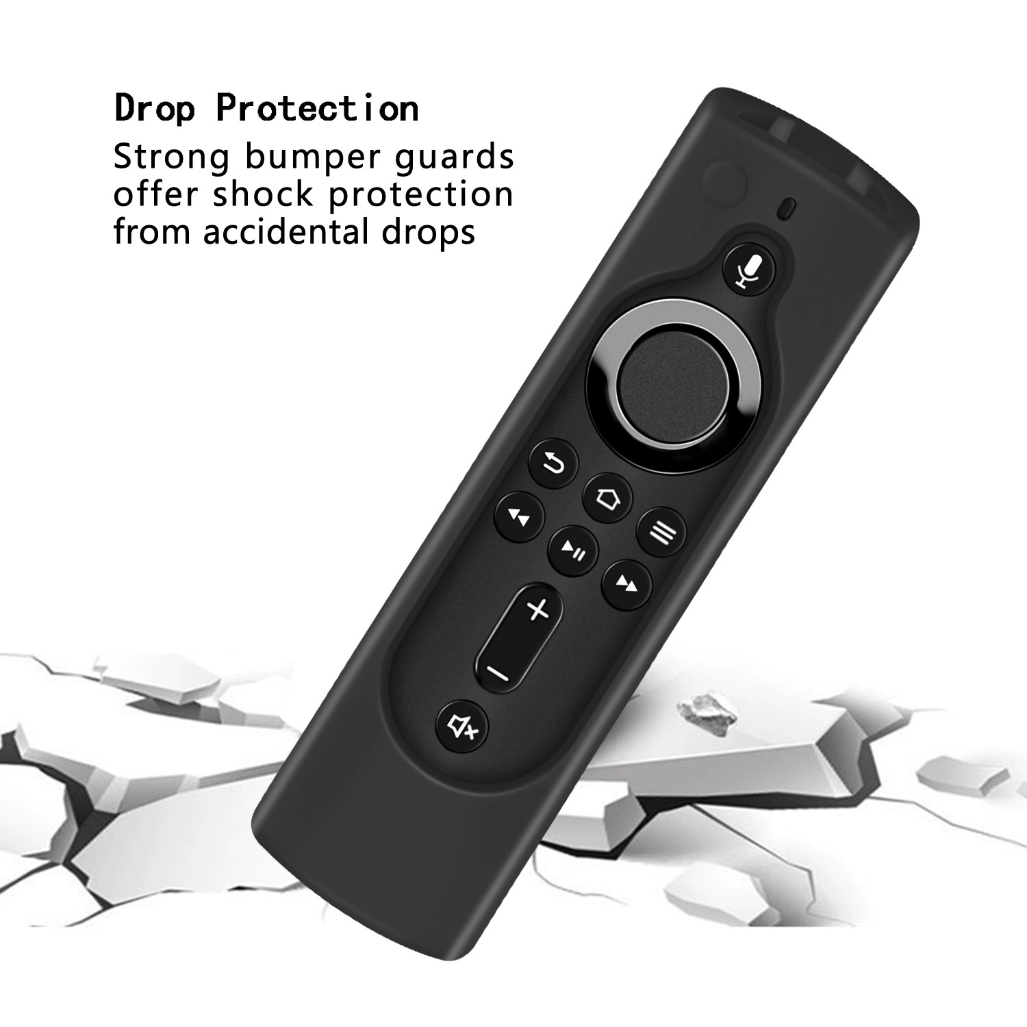 Защитный комплект, подходит для пульта Fire TV, силиконовый корпус, противоскользящий, противоударный полукавер