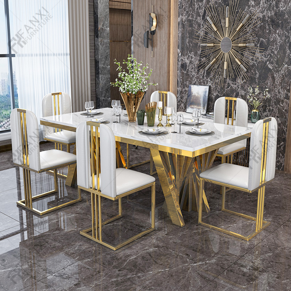 Mesa de comedor de mármol, mesa de comedor de mármol, mesa de comedor rectangular, mesa de comedor de mármol, mesa de comedor de lujo, mesa de comedor de lujo moderno, mesa de comedor de alto nivel