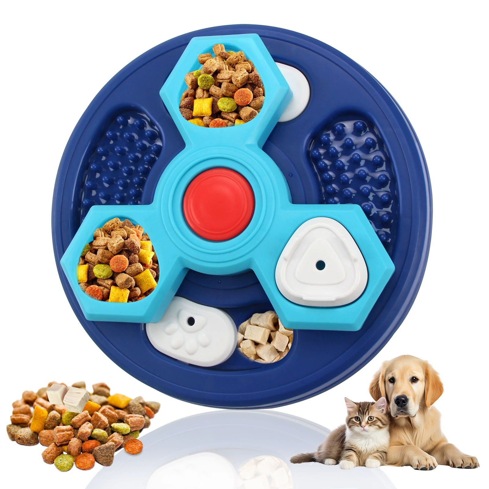 Amazon Pet Bowl кошка Slow Food Bowl Развивающие игрушки для домашних животных снимающие душный артефакт собачья миска тарелка для собак прямые продажи с фабрики