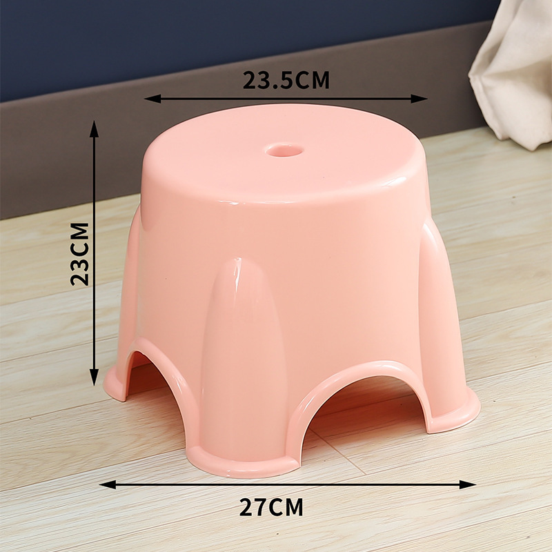 塑料凳子加厚小板凳熟胶家用儿童矮凳浴室茶几换鞋凳椅子大人新品|undefined