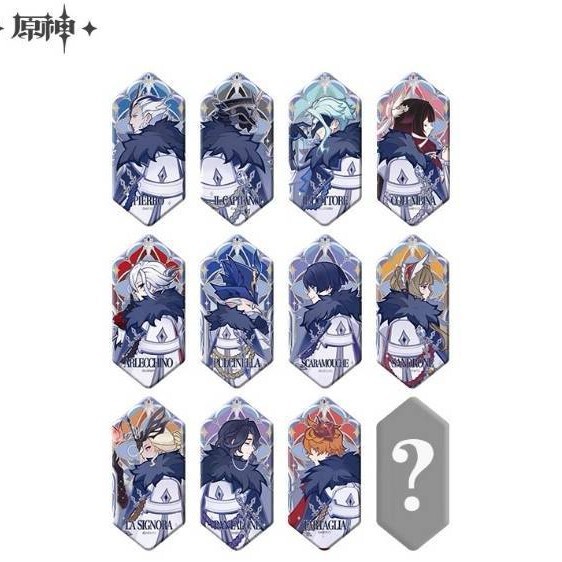 正版授权《原神》霜痕与权焰系列盲抽二次元周边谷子吧唧透卡立牌|undefined