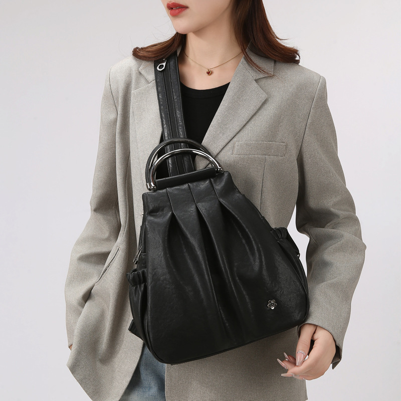 包包女时尚多功能女士双肩包跨境新款高级感大容量上班通勤背包女|undefined