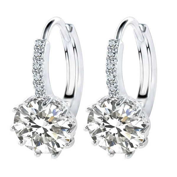 Platinum earrings